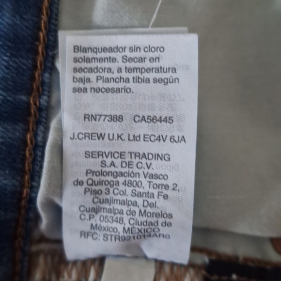 High Rise Madewell Cali Demi-Boot Jeans Sz 25 Button Fly Distressed Crop Flare - Picture 12 of 13